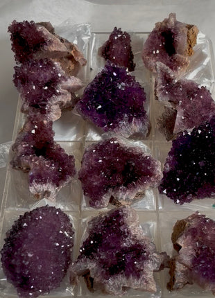 12 Pieces ! High Grade Amethyst Lot From Alacam Mine