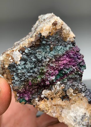 Quartz with Rainbow Goethite 🌈 From M. San Valentin, Spain