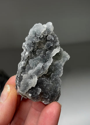 6 Pieces ! Druzy Blue Chalcedony with Apophyllite Lot