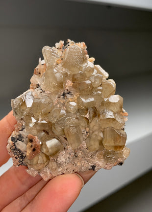 Wow ! Cerussite with Pink Barite