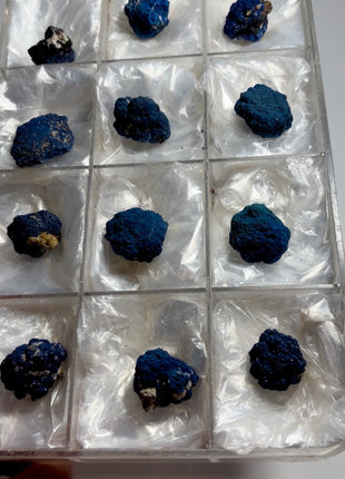 12 Piece Lot ! Blue Azurite Crystals
