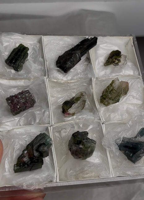 9 Pieces ! Mix Variety Color Tourmaline Lot