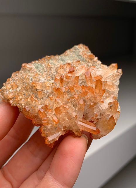 Gemmy Orange Quartz from Saxrönningen, Sweden 🇸🇪