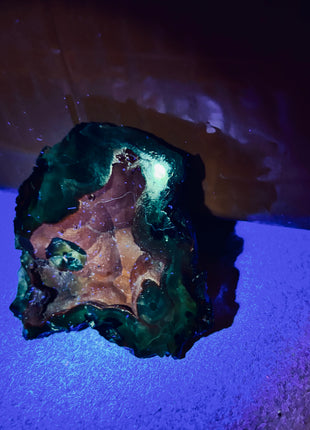 Red Fox Agate Geode from Argentina