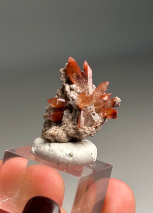 New ! Reddish Orange Topaz from Mexico