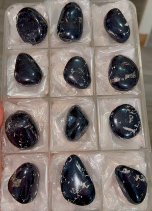12 Pieces ! Metallic Blue Covellite Lot