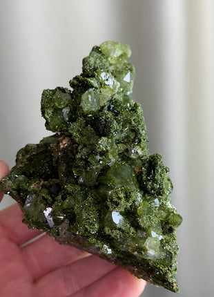 Forest Epidote with Quartz  🌲