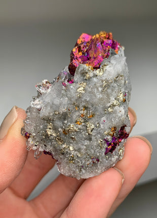 Incredible Chalcopyrite with Quartz - From Baisha Copper mine