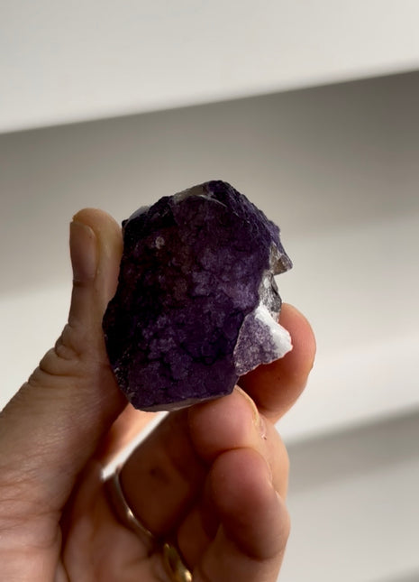 Charoite Color Octahedral Fluorite