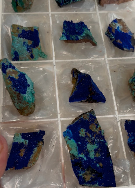 12 Pieces ! Incredible Blue Azurite Lot