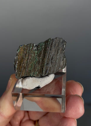 Iridescent Rainbow Hematite 1992 find