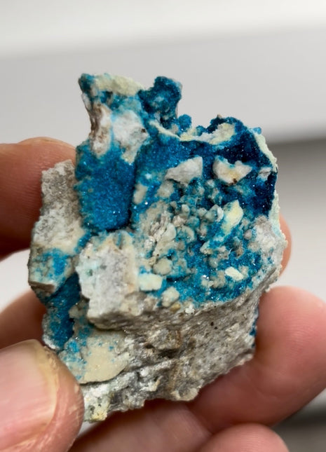 New Arrival ! Blue Veszelyite Specimen PM0385