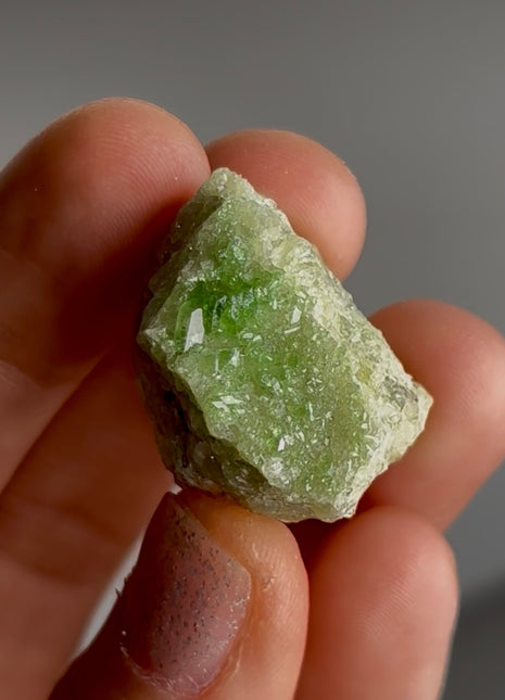 Vesuvianite from Jeffrey mine, Canada
