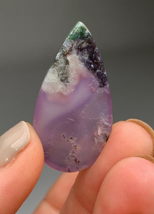 New Arrival ! Purple Moss Chalcedony