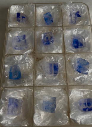 Blue Halite Specimens lot - 12 Pieces !