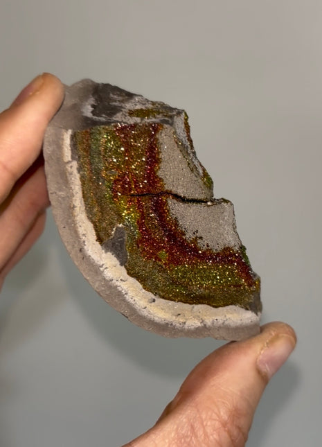 Spectropyrite Specimen from Volga River, Russia 🌈