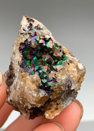 Quartz with Rainbow Goethite 🌈 From M. San Valentin, Spain