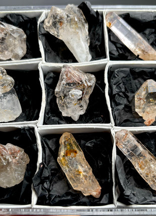9 Piece Lot ! Firefly Scepter Quartz - From Madagascar