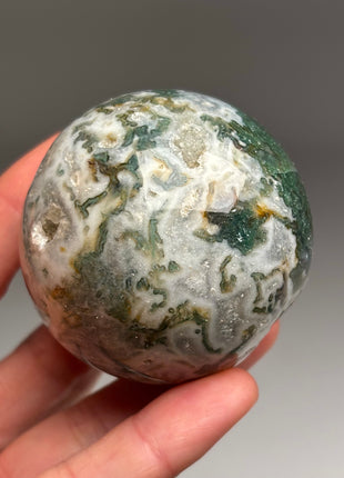 Green Moss Agate Sphere