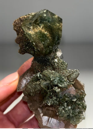 Rutile Green Chlorite Quartz - From Himachal Pradesh, Himalayas