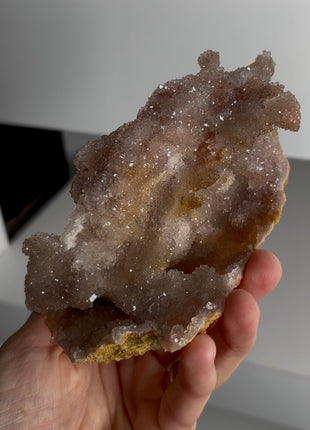 Pink Amethyst after Chalcedony Specimen