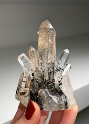 High Grade Quartz with Hematite from Jinlong hill # PM0157