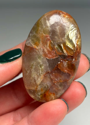 Golden Red Mica with Quartz