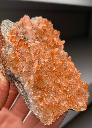 Gemmy Orange Quartz from Saxrönningen, Sweden 🇸🇪