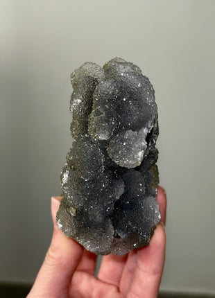 Druzy Black Galaxy Chalcedony