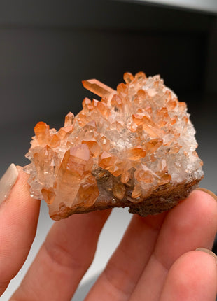 Gemmy Orange Quartz from Saxrönningen, Sweden 🇸🇪