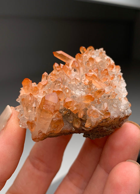 Gemmy Orange Quartz from Saxrönningen, Sweden 🇸🇪