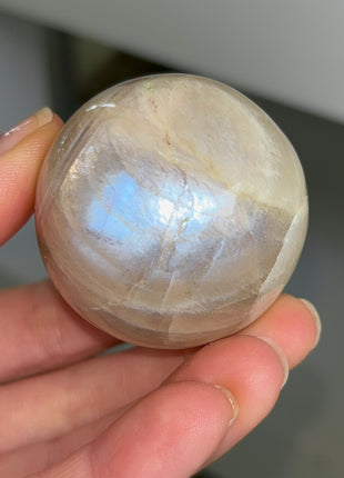 Flashy Rainbow Moonstone Sphere