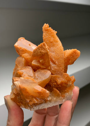 New ! Orange Calcite with secondary crystallization