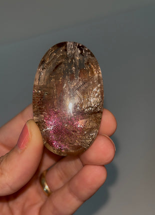 Firey Pink 💖 Covellite in Quartz