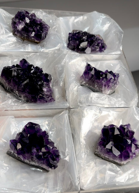 6 Pieces ! High Grade Amethyst Lot from Uruguay