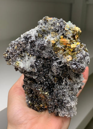 Very High Grade Pyrite, Sphalerite with Quartz