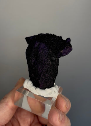 New ! Purple Fluorite Coated Quartz