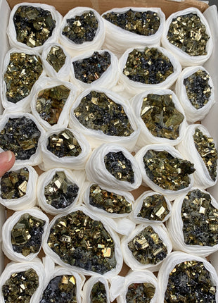 Very High Grade Pyrite with Sphalerite Lot - 33 Pieces !