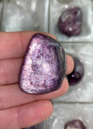 High Grade Flashy Lepidolite Lot - 9 Pieces !