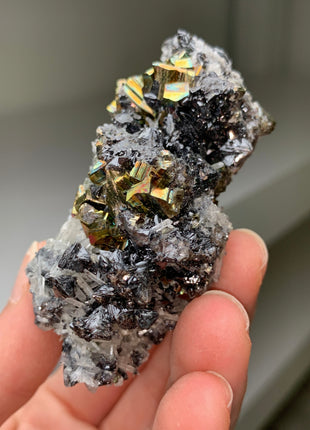 Very High Grade Pyrite, Sphalerite with Quartz