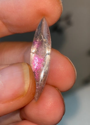 Firey Pink 💖 Gem Covellite in Quartz PM0864