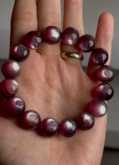 Chatoyant Lepidolite Bracelet BR058