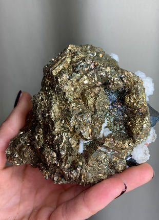 Pyrite Pseudomorph After Pyrrhotite with Sphalerite - From Trepca Mine, Kosovo