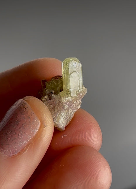 Vesuvianite from Jeffrey mine, Canada
