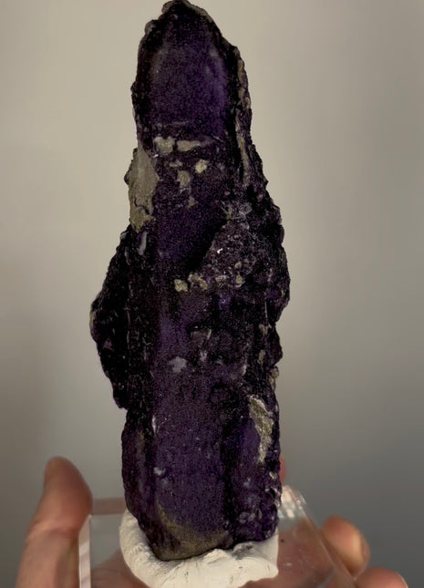 New ! Purple Fluorite Coated Quartz