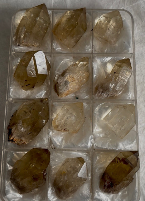 12 Pieces ! Kundalini Citrine Lot from Congo