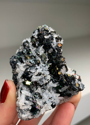 Rainbow Hematite with Quartz 🌈 From Elba Island, Italy