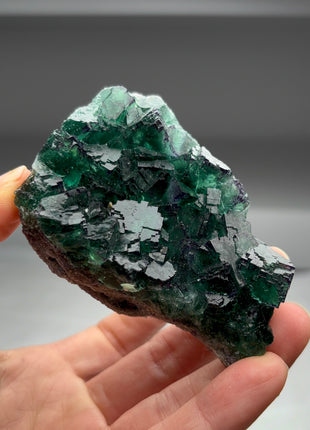 Green Purple Fluorite from Okorusu mine, Namibia