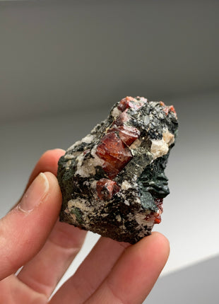 Red Zircon with Biotite Lot - 6 Pieces !