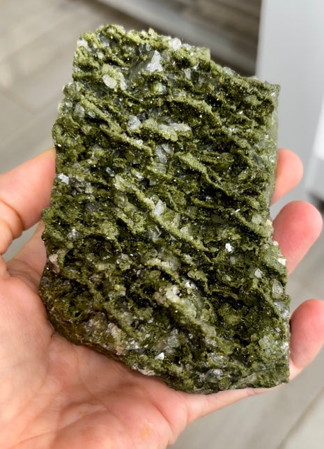 Very High Grade Forest Epidote with Quartz PM1254